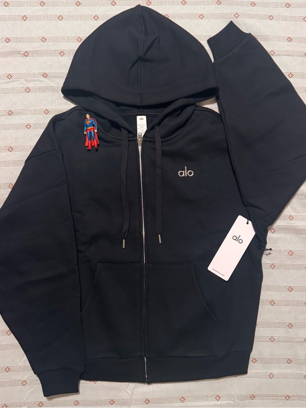 Alo Women’s Black Full-Zip Hoodie